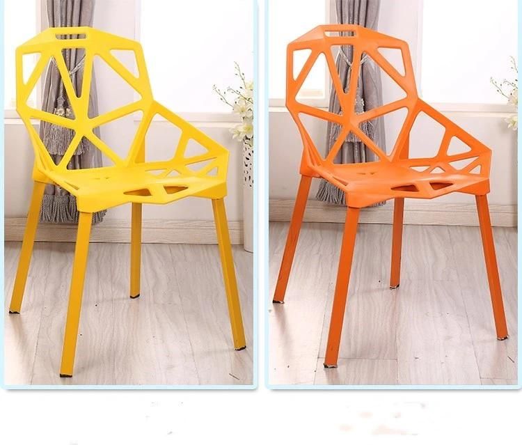 China Modern Designer Indoor Outdoor Furniture Stackable Hospital Hotel Restaurant Coffeeshop Banquet Plastic Chair for Dining