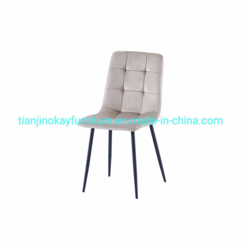 Nordic Velvet Fabric Chair for Dining Room Dining Sets