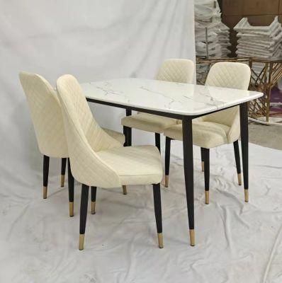 Modern Dine Room Chaires Dining Tables Coffee Table with 4 Chairs