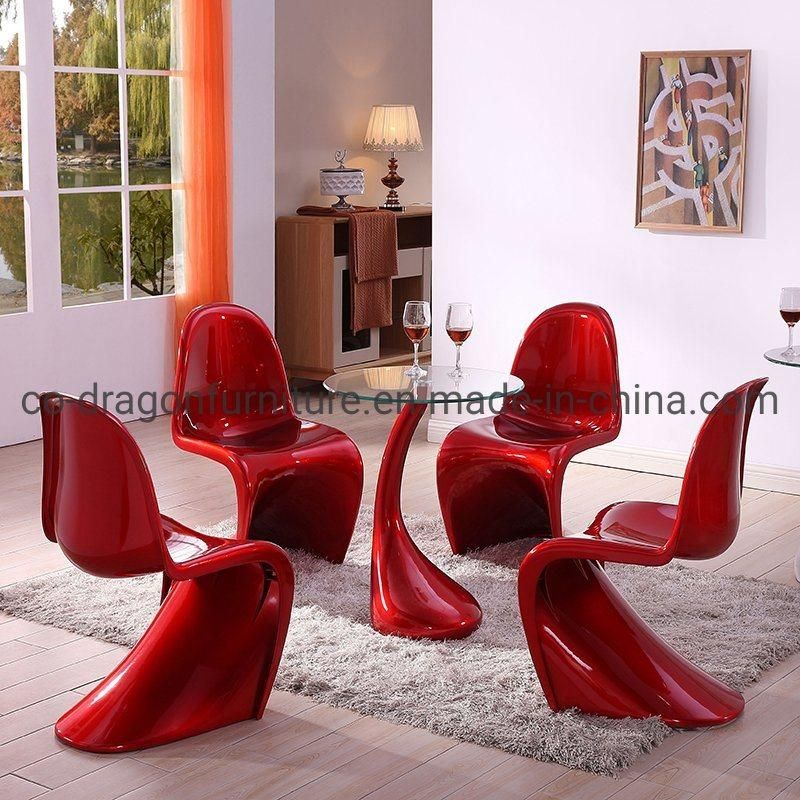 Modern Meeting Room Furniture Coffee Dining Chair Set with Plastic