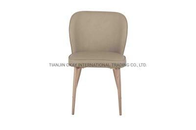 Home Furniture Hotel Luxury Soft Back Velvet Fabric Dining Chair with Metal Legs Soft Velvet Seat for Lounge Dining Chairs