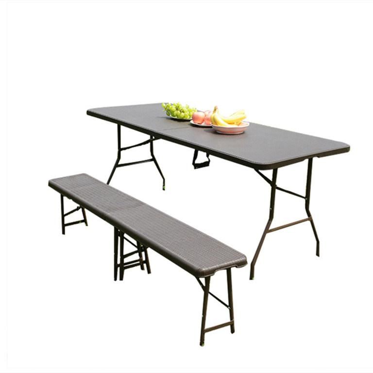 Modern Simple Cheaper Banquet Dining Event Rectangle Plastic Folding Table