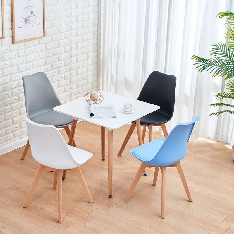 Factory Supply Hot Selling Modern Standard Packing Eco-Friendly Custom Cheap Wood Leg Table Dining Table