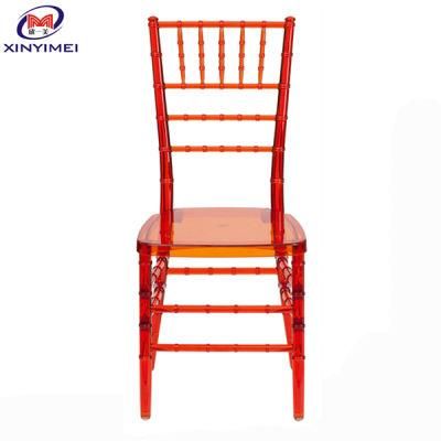 Transparent Resin Chiavari Chair with High Quality for Wedding