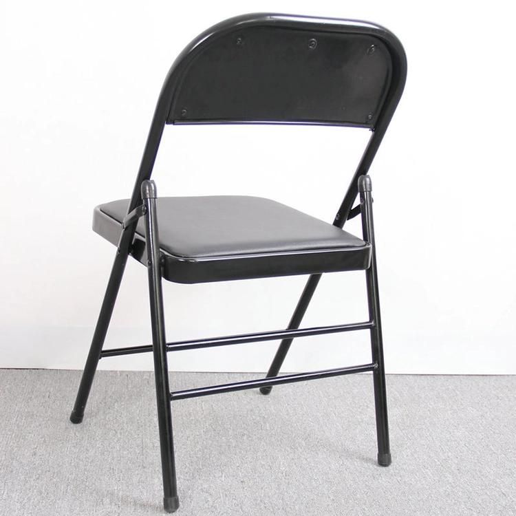 Rare Nordic Minimalism Foldable Garden Dining Chair Outdoor Fishing Metal Chair for Wedding Halls Folding Table and Chair Set