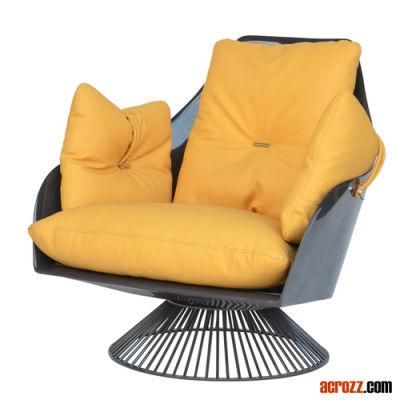 Modern Design Fabric PU Lounge Sofa Closs Chair