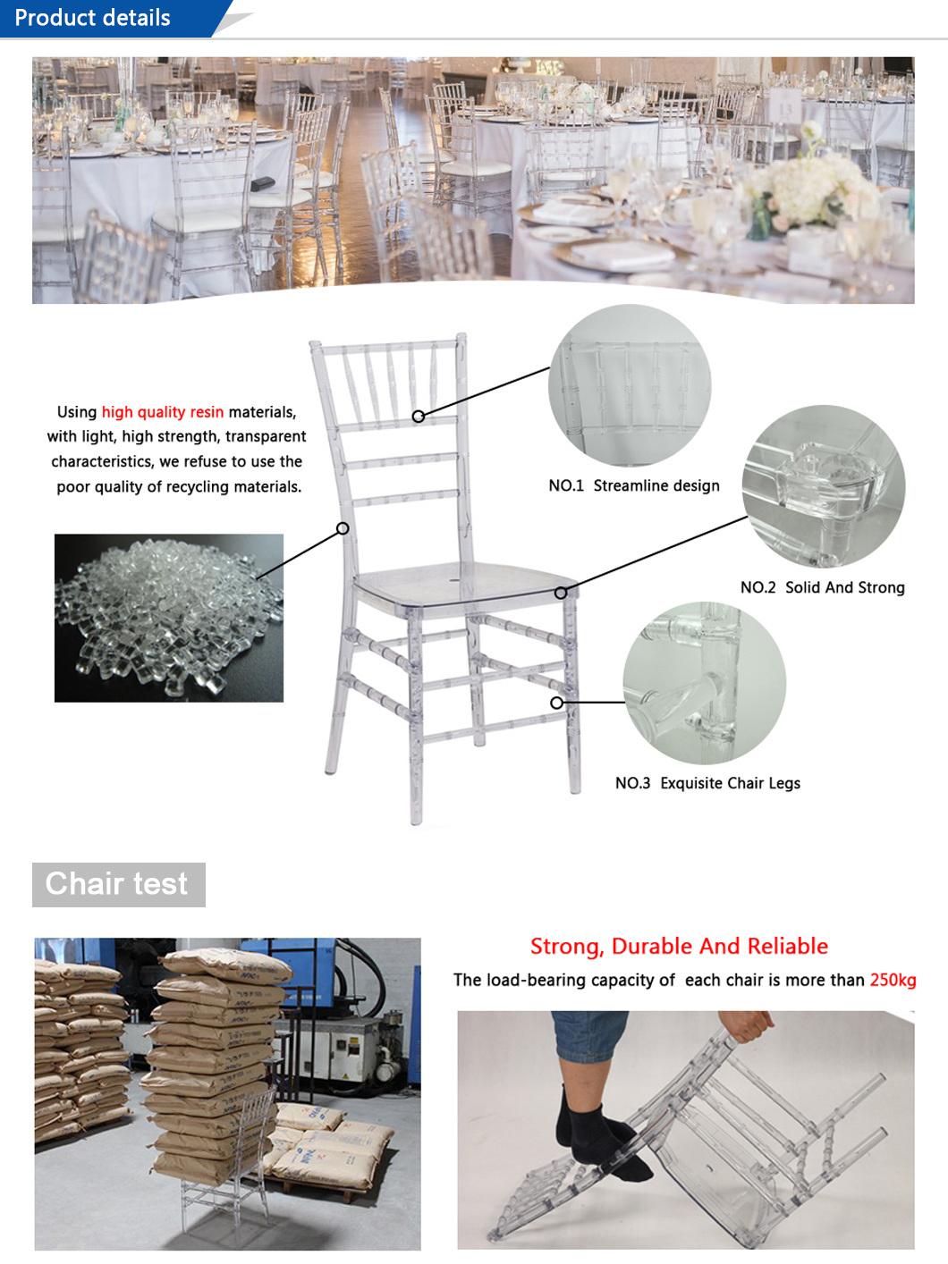 Crystal Resin Chiavari Wedding Chair (XYM-ZJ37)