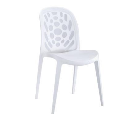 Sillas Huecas De Plastico PARA Comedor Conjunto De Muebles De Comedor Mesa De Comedor Sillas De Cena Color Rosa Chair