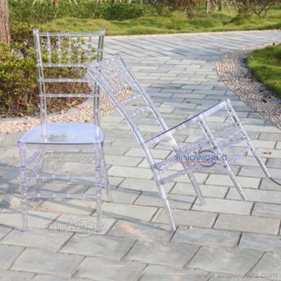 Transparent Clear Crystal Wedding Events Sillas Tiffany Chiavari Chair