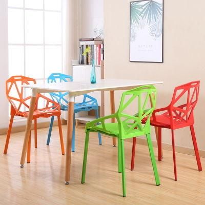 Home Furniture Coffee Shop Chair Outdoor Dining Restaurant Chair PP Plastic