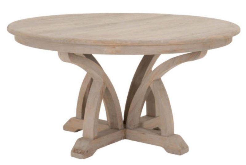 Kvj-Rr16 Reclaimed Fir Rustic Vintage Round Dining Table