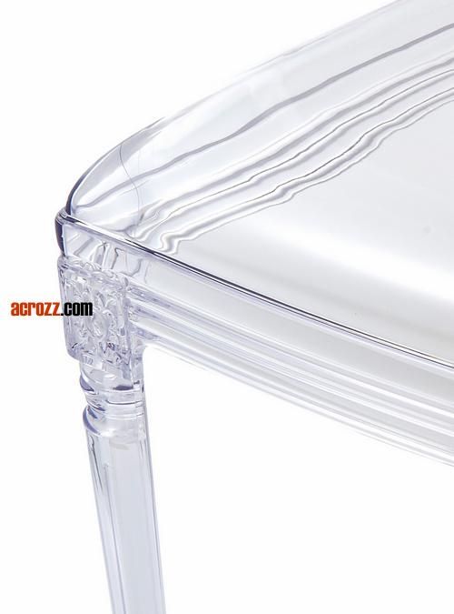 China Outdoor Furniture Plastic Garden Stackable Banquet Clear Acrylic Dining Chiavari Chair