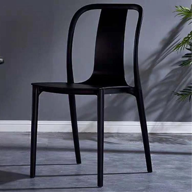 Wholesale Price Nordic Style Modern Outdoor Banquet Chair Plastic Stackable Chair Home Furniture Restaurant Dining Chair for Dining Room