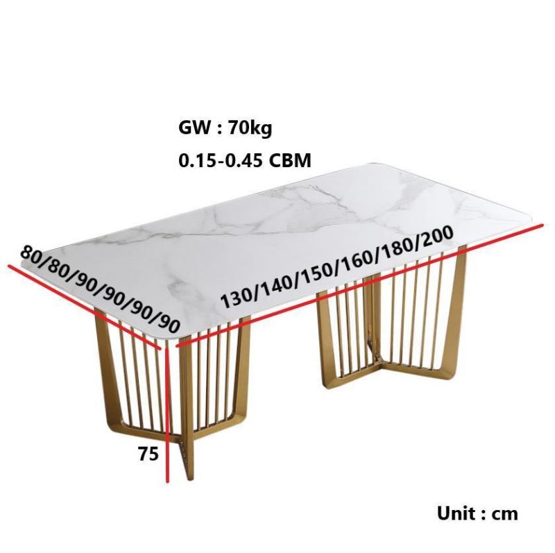 Wholesale Modern Minimalist Small Apartment Dining Table Hot on Sale