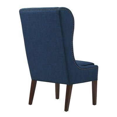 Hot Sale Modern Leisure Fabric Cheap Modern Dining Chairs with Ottoman