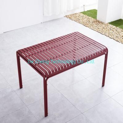 2021 Popular High Quality Rattan Dining Set Outdoor Dinning Furniture Table Outdoor Dining Set Aluminum Patio Furniture