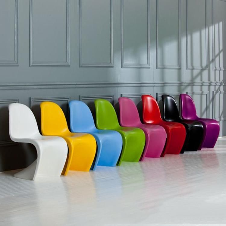 S Shape Free Sample Colored PP Modern Cheap Wholesale Monoblock Seat Heavi Duti Stackable Ergonom Plastic Chair Green