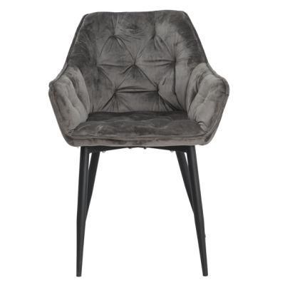 Project Tender Factory Project Contracting Velvet Upholstered Modern Furniture Luxury Dining Room Chair