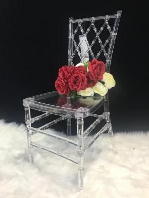 Banquet Hotel Furniture Resin Chiavari Chair with Cushion for Event