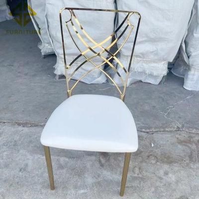 Luxury Furniture Classic Diamond Back Chiavari Chair Steel Contemporary and Comfortable Feel Chair