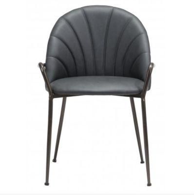 Modern Royal Matal Leather Cafe Chair for Hotel Restaurant Dining Room or Event Wedding