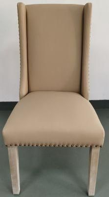 Luxury High Back Dining Chair with Side Panel of Dining Table Set