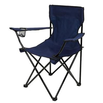 Folding Camping Chairs Outdoor Fishing Chairs with Armrests and Cup Holder High Back Stable Structure Wyz19166