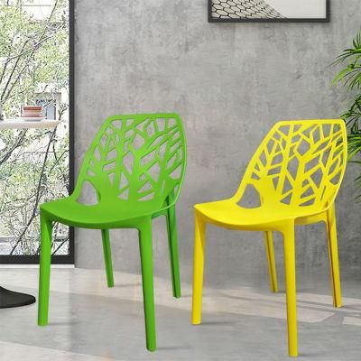 China Manufactory Dining Room Furniture Cheap Plastic Chair with Plastic Legs Wholesale Dining Chairs