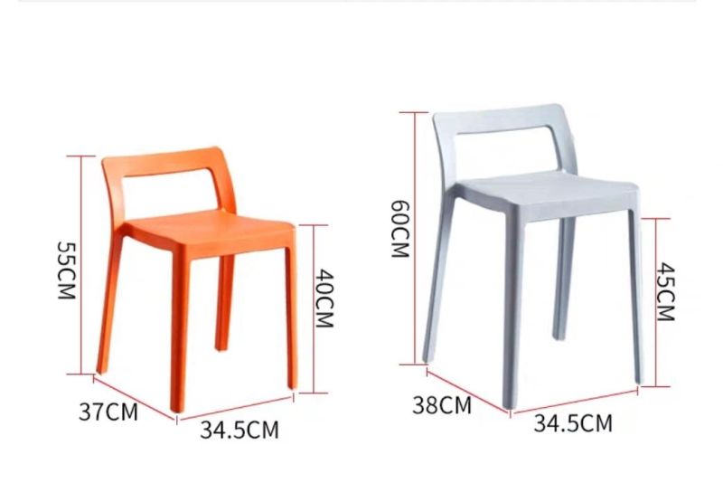 Factory Garden Kindergarten Plastic Kids Dining Chairs