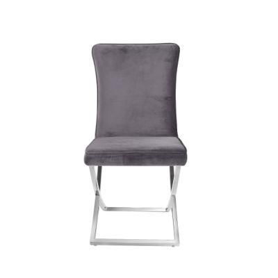 High Quality Restaurant Dining Chair with Metal Legs China Manufacturer