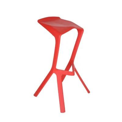 Manufacture Supply High PP Plastic Bar Chair Furniture