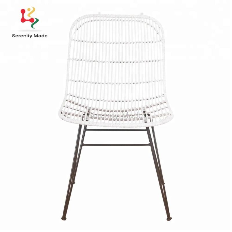 French Waterproof Outdoor Rattan Furniture Plastic Patio Wicker Rattan Chair