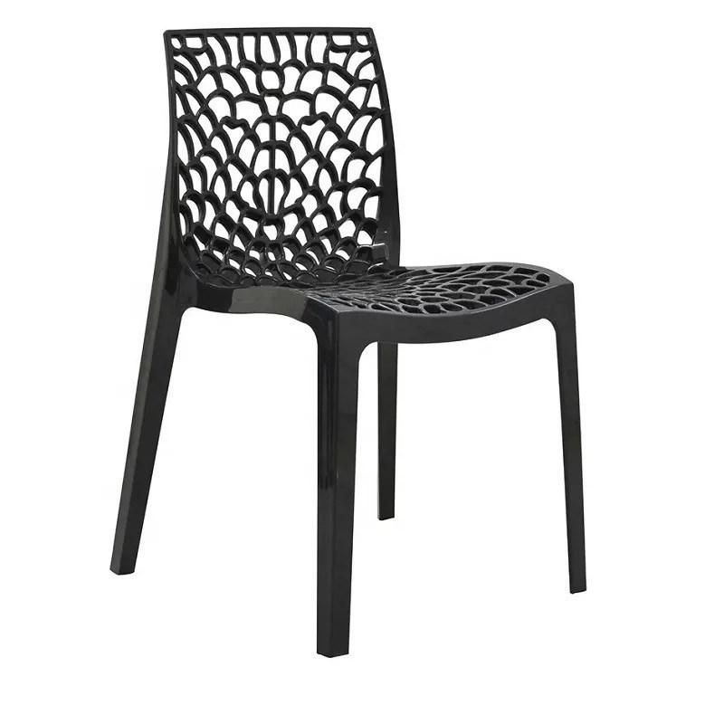 High Quality Home Hotel Stackable Hall Kitchen Durable Plastic Chair