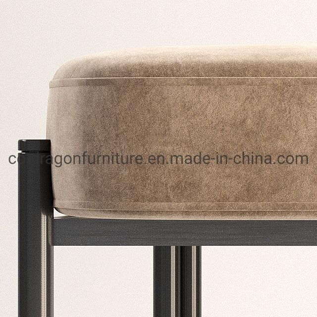 Modern Steel Dining Chair with Fabric for Dining Room Furniture