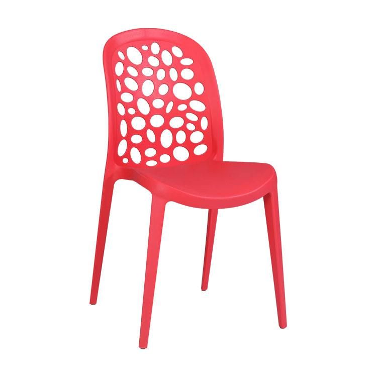 New Product Modern Dining Chairs Cheap Stackable Plastic Living Room Furniture Colorful