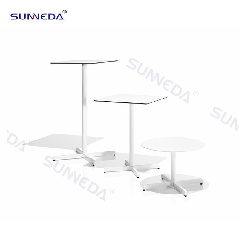 Aluminum Simple Modern Dining Furniture Garden Table