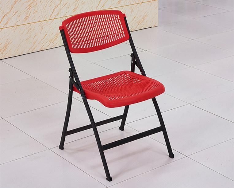 Excellent High Quality Outdoor Party Furniture Metal Leather Folding Chair