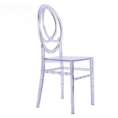 New Fashion Plastic Dining Chair Restaurant Commercial Outdoor Cafe Table and Chairs Acrylic Chair Wedding Transparent