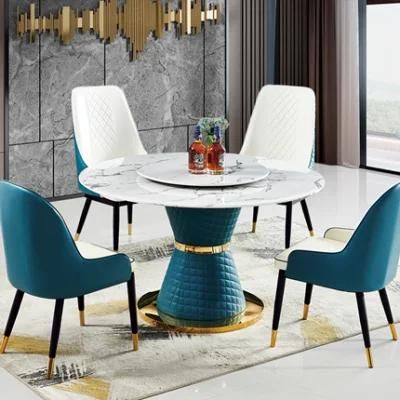 Metal Furniture Sets Factory Gold Stainless Steel Dining Table