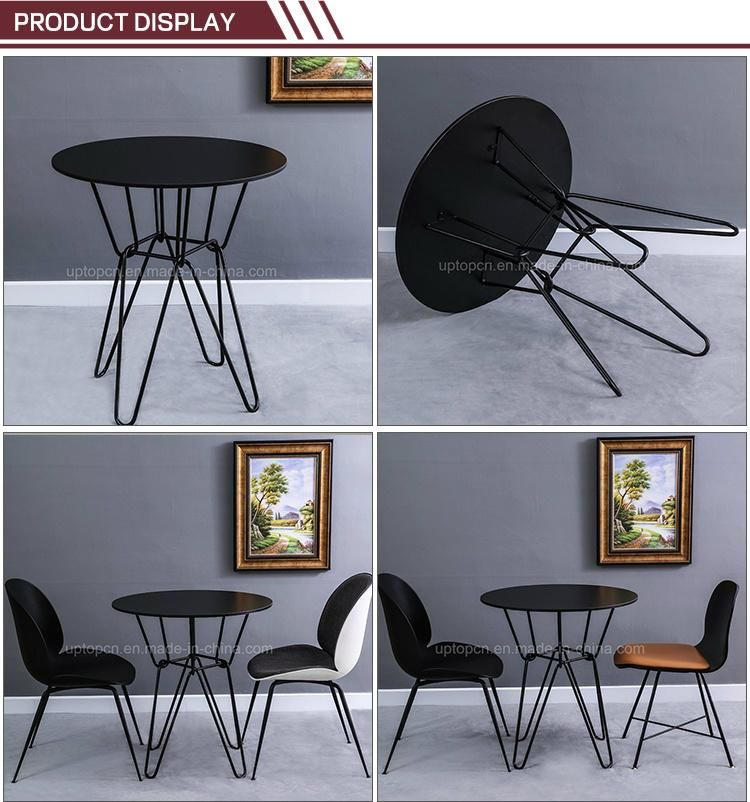 Round Wire Metal Hotel Table for Cafe Restaurant (SP-GT458)