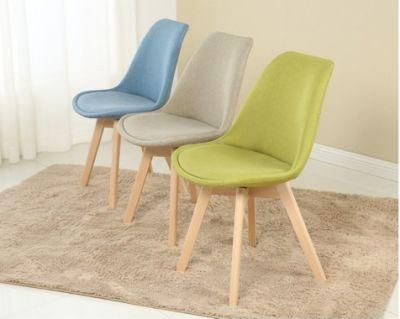 Modern Soft Seat Fabric Dining Office Cafe Tulip Chair Furniture