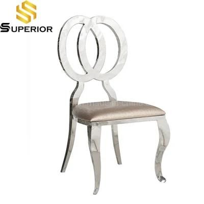 Factory Sale French Style Upholstered Dining Chairs with Butterfly Back