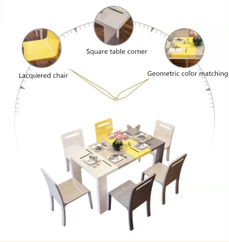 Modern Wholesale Market Wooden Home Dining Room Living Room Furniture Set Plastic Chair Coffee Tables Oak Restaurant Dining Table