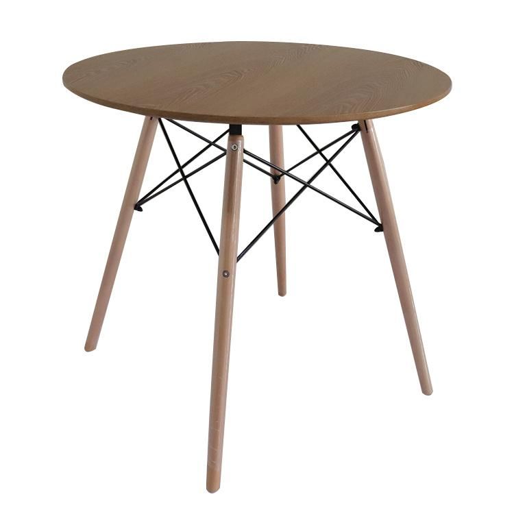 Home Kitchen Dining Room Furniture Modern Wooden Round Dining Table