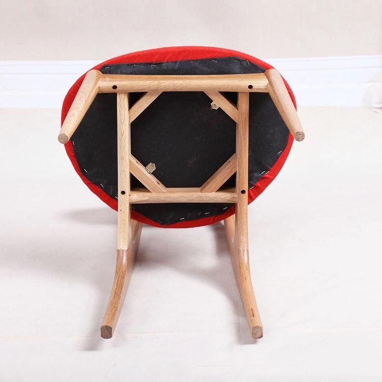 Light Luxury Durable Cushion Comfortable Bar Stool Wood Chair