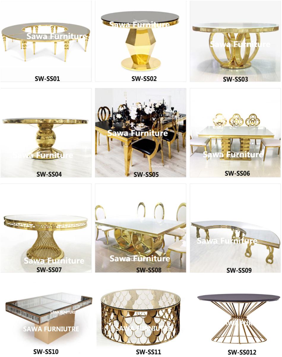 Wonderful Design Metal Gold Wedding Banquet Event Hotel Restaurant Chairs