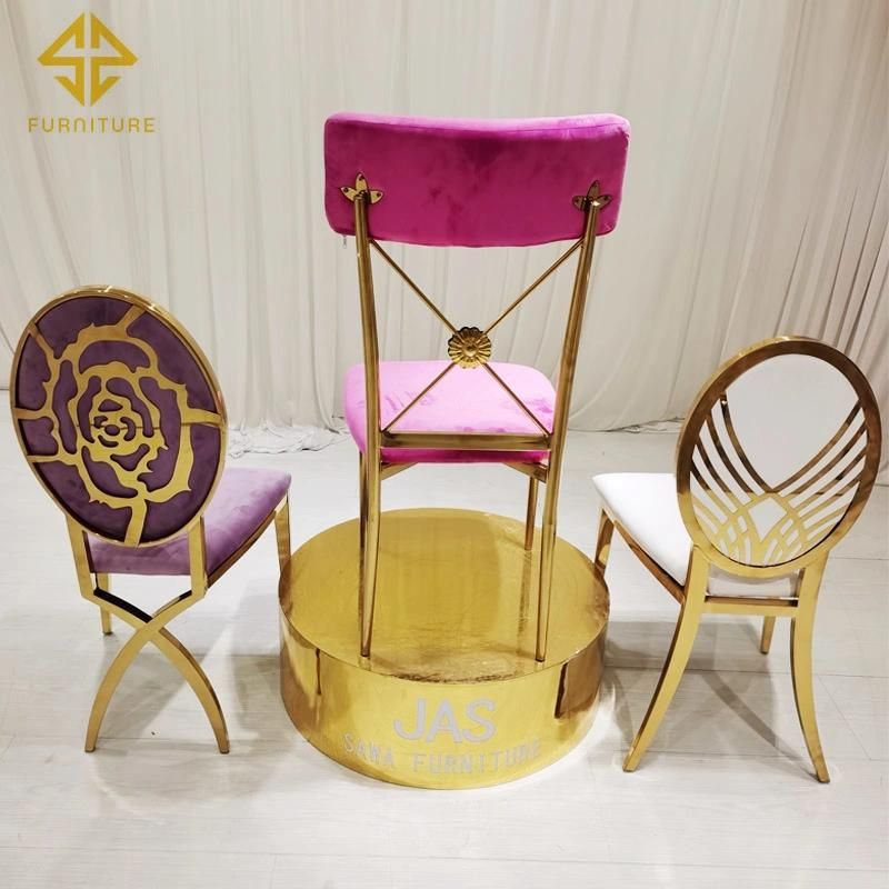 Stainless Steel Chair Gold Made in China