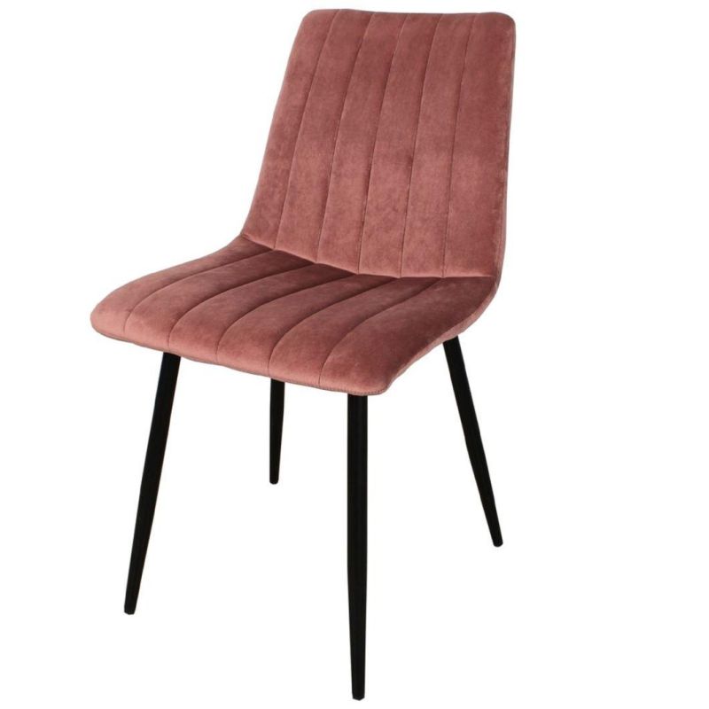 Dining Chairs Modern Stylish PP Plastic Chairs with Metal Legs Modern Chair with Thick Padding