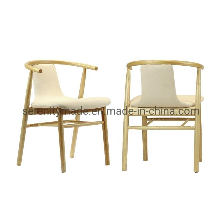 Hotel Furniture Wooden Frame PU Upholstered Dining Chair