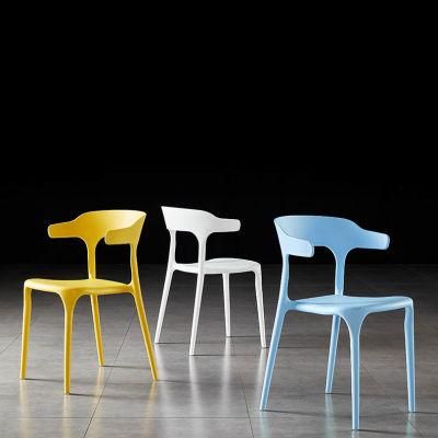 Wholesale Colorful Stackable Lesiure Plastic Scandinavian Designs Furniture Plastic Dining Chair Suppliers